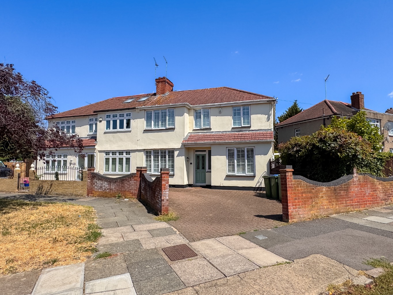 Extended four bedroom semi detached family house for sale and offered with no forward chain.