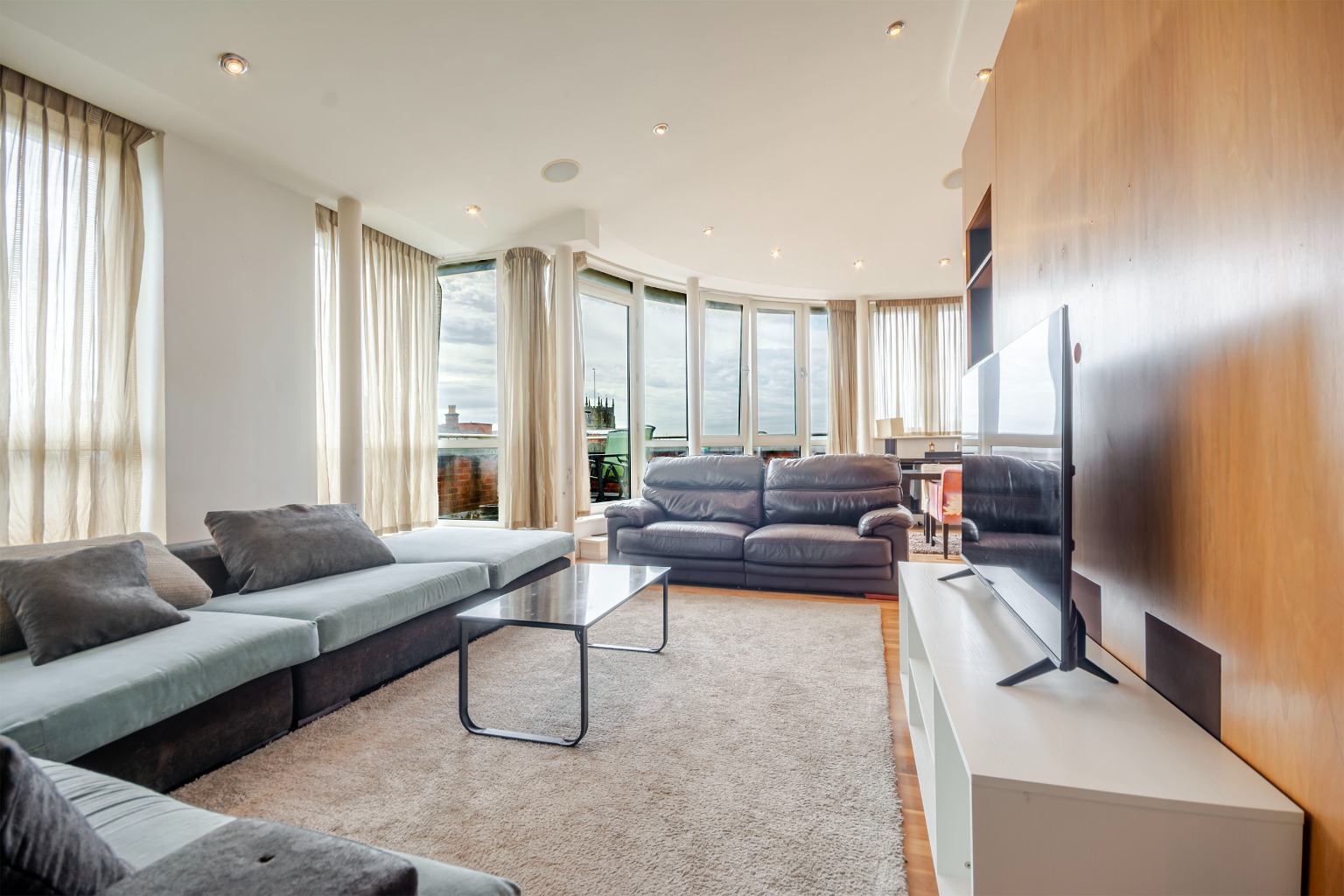Exceptional city centre home as two Penthouse apartments seamlessly combine...