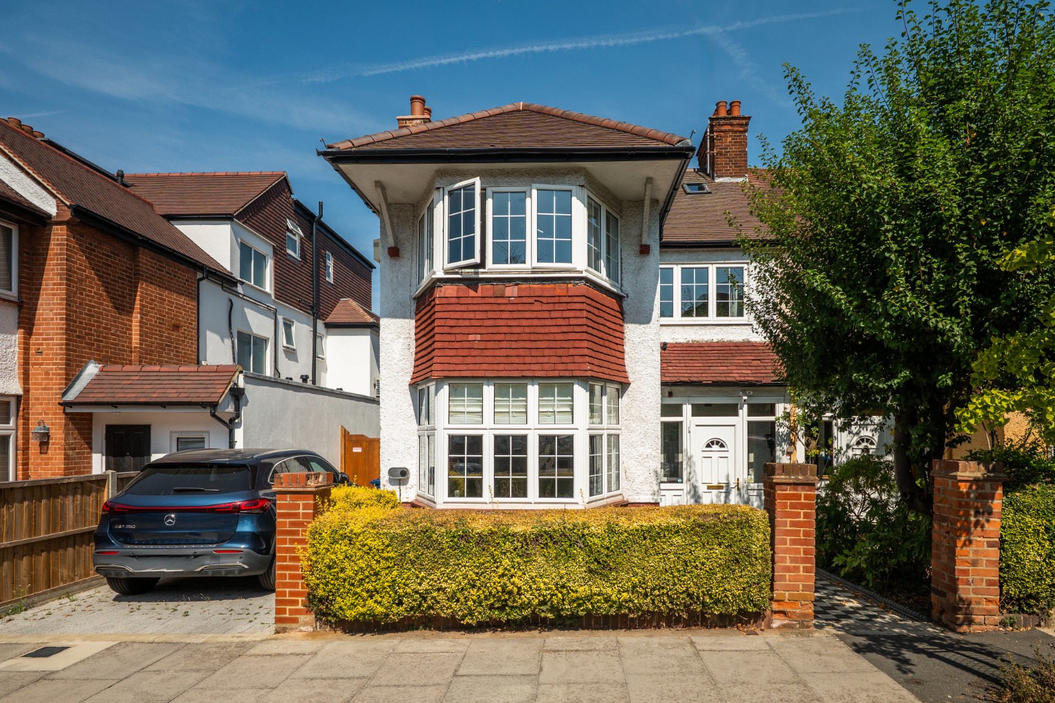 Refurbished Four/Five-Bedroom Semi-Detached House with Garden and  Driveway.