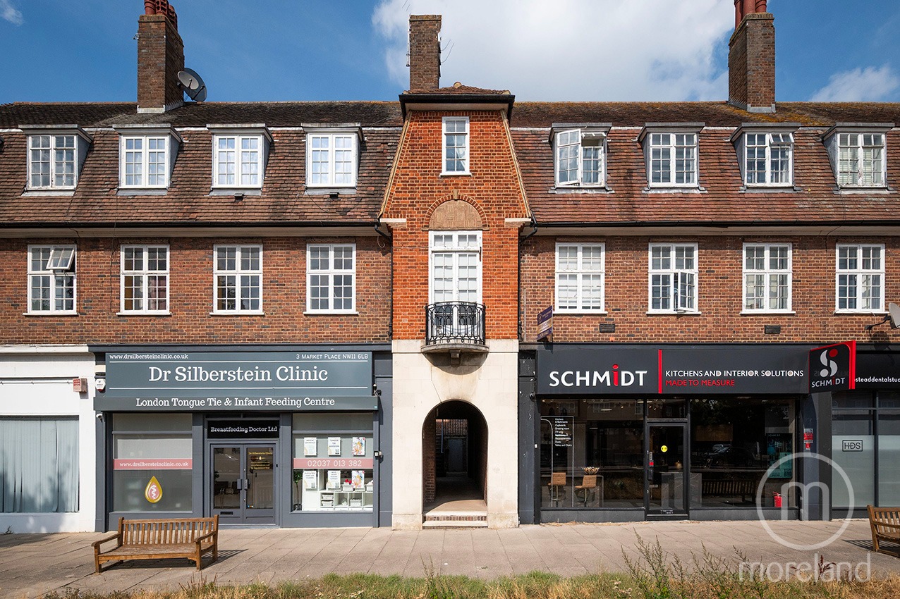 Two bedroom first floor flat The Marketplace NW11 6LB