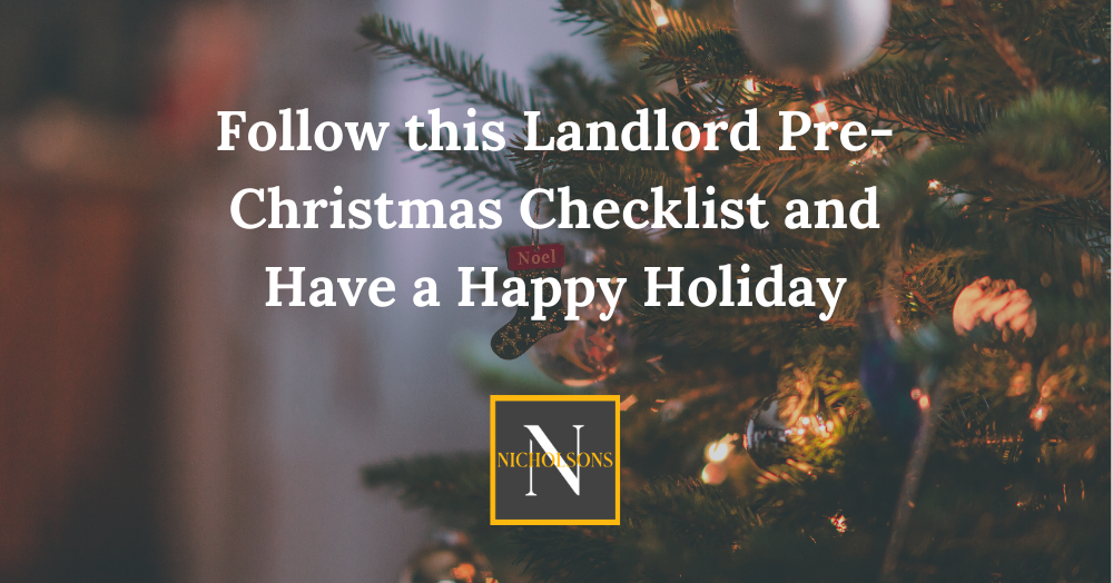 Follow this Landlord Pre-Christmas Checklist and Have a Happy Holiday