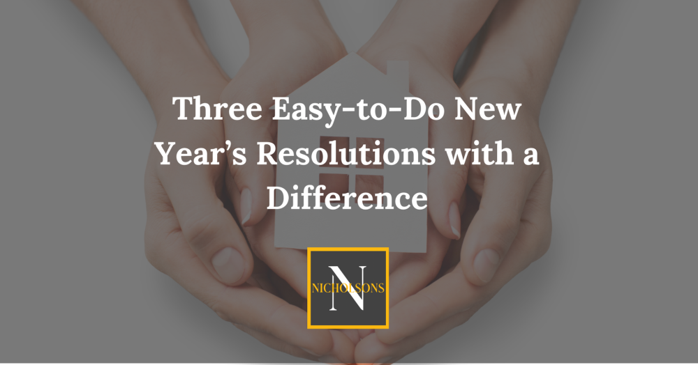 Three Easy-to-Do New Year’s Resolutions with a Difference