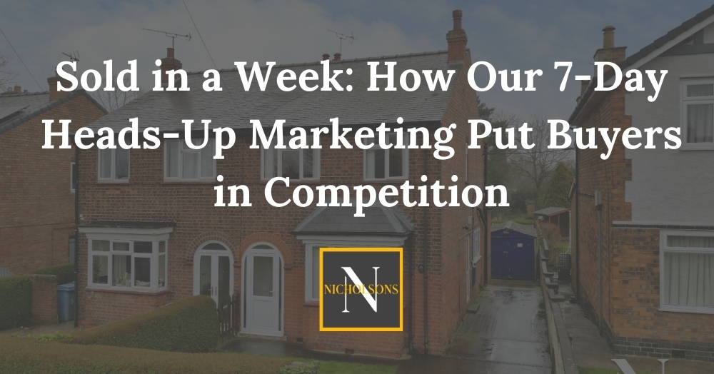 Sold in a Week: How Our 7-Day Heads-Up Marketing Put Buyers in Competition