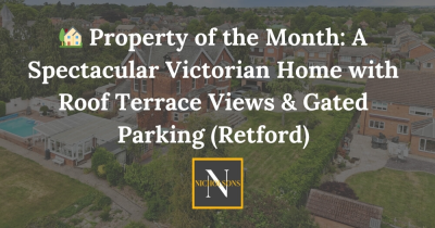 Property of the Month: A Spectacular Victorian Home with Roof Terrace Views & Gated Parking (Retford
