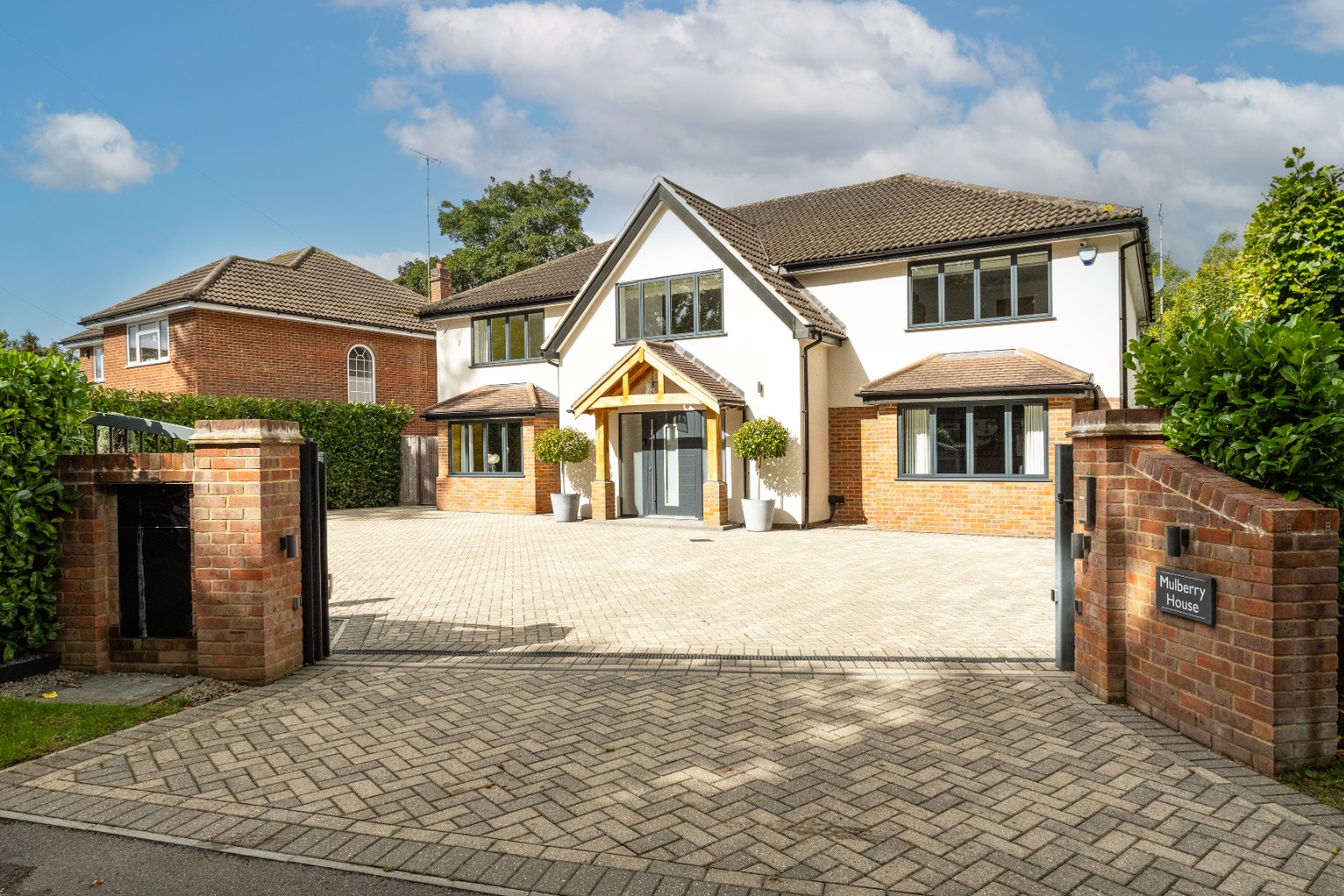 Exceptional five-bedroom luxury home on private road