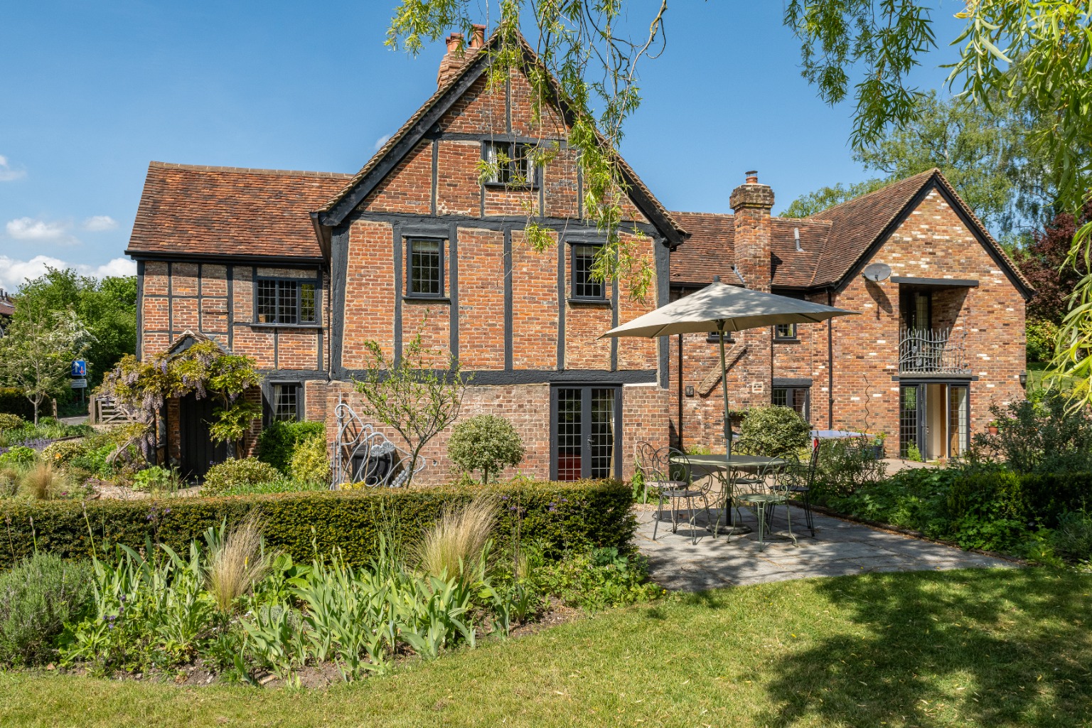Substantial Grade II Listed Home with Tiered Gardens, Pool & Glorious Period Charm
