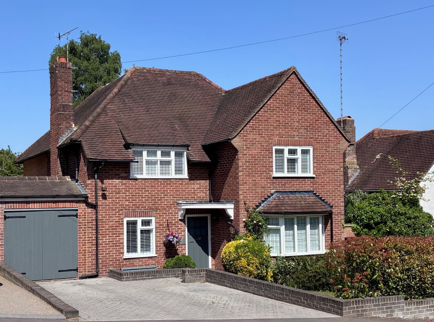 A substantial family home with valley views, west facing garden and exceptional living space