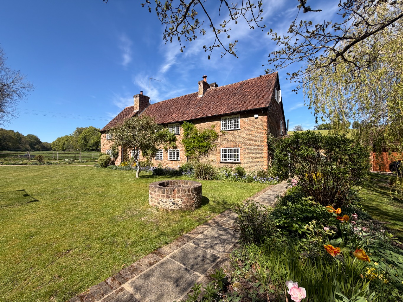 Exceptional Grade II listed country home with views, annex and garaging in Frithsden Nr Berkhamsted