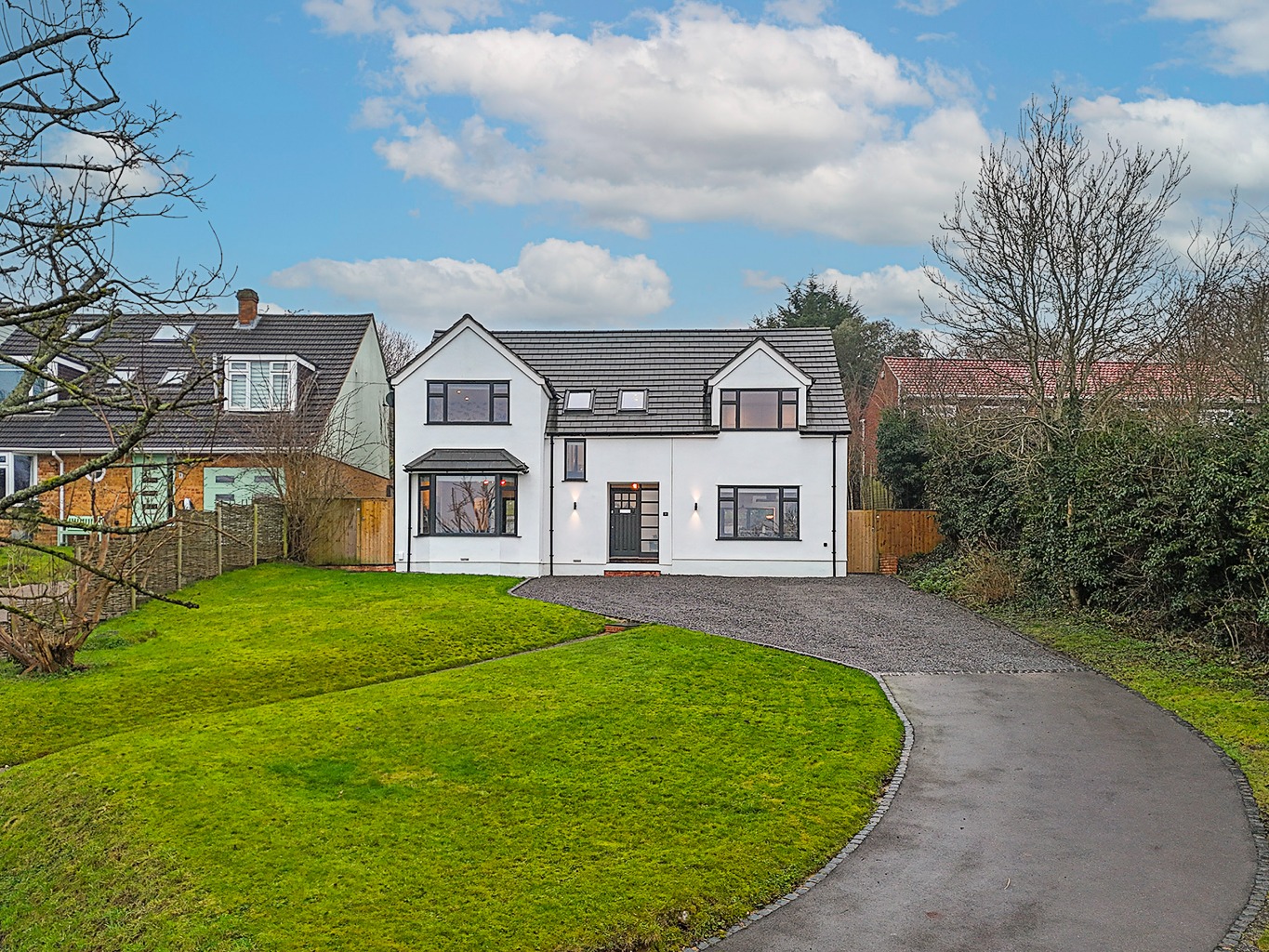 A substantial, beautifully extended family home with views, space and walkable town living