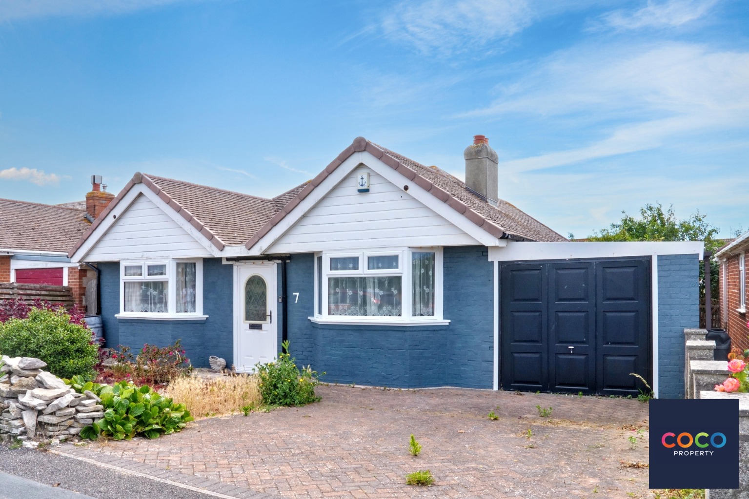 Detached Bungalow with Southerly Garden, Garage & No Chain in Portland