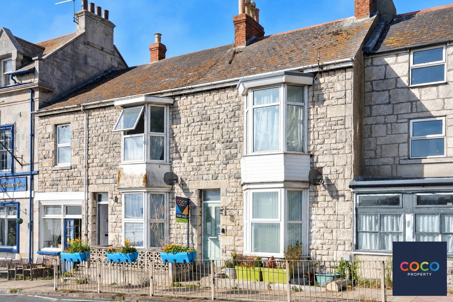 Victorian Charm with Sea Views: Two-Bedroom Isle of Portland Apartment