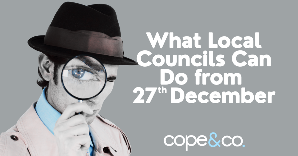 New Year, New Powers: What Councils Can Do from 27th December New Year, New Powers: What Councils Can Do from 27th December