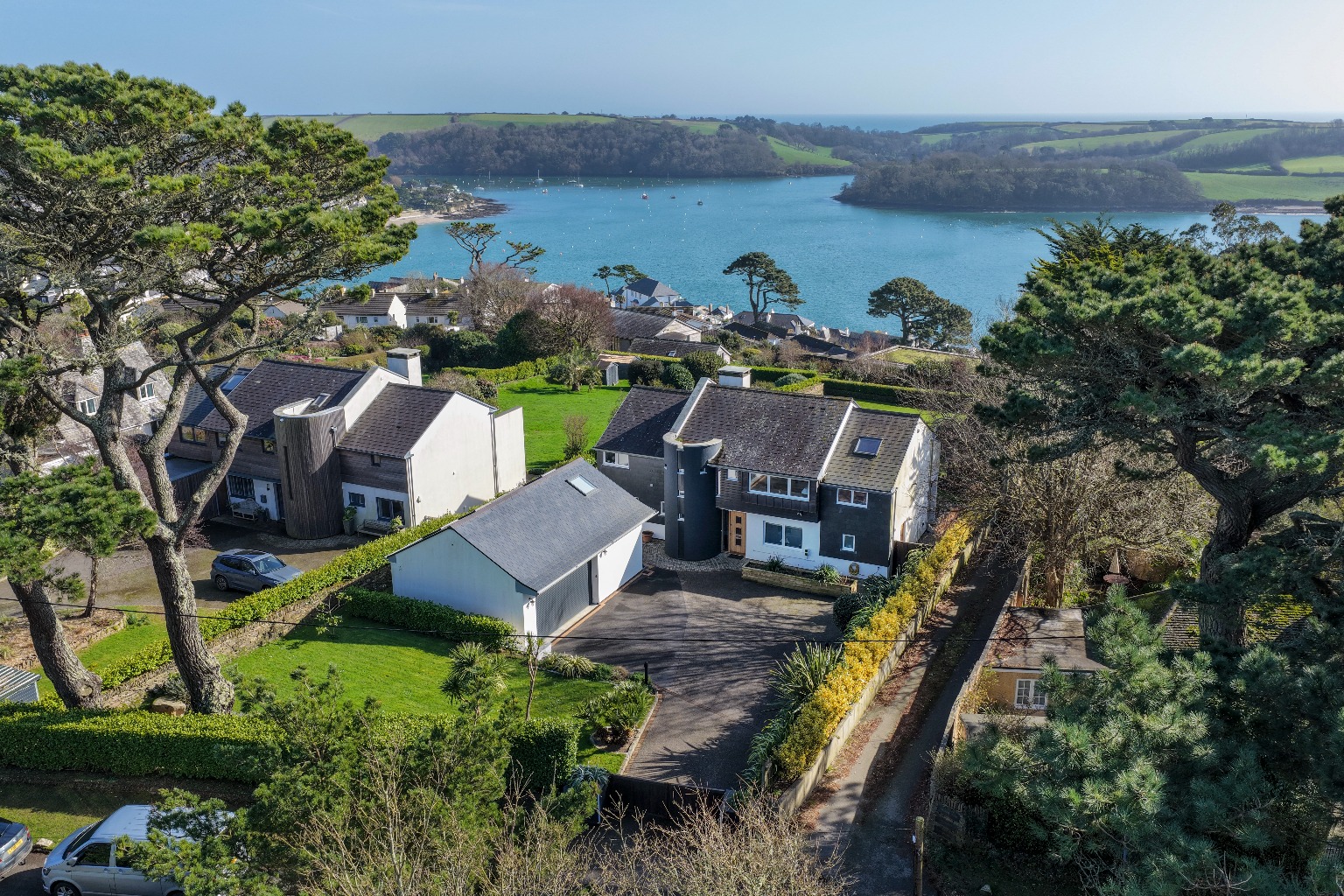 Striking Coastal Residence Overlooking St. Mawes Harbour