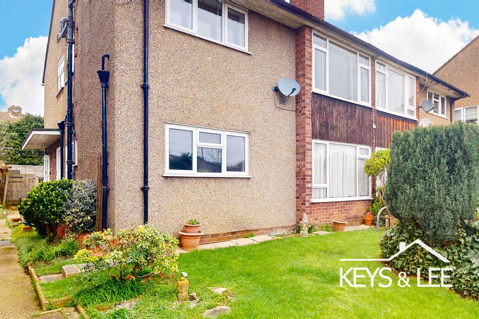 Looking for a home to make your own? This chain free flat with its own garden is full of potential. property first image