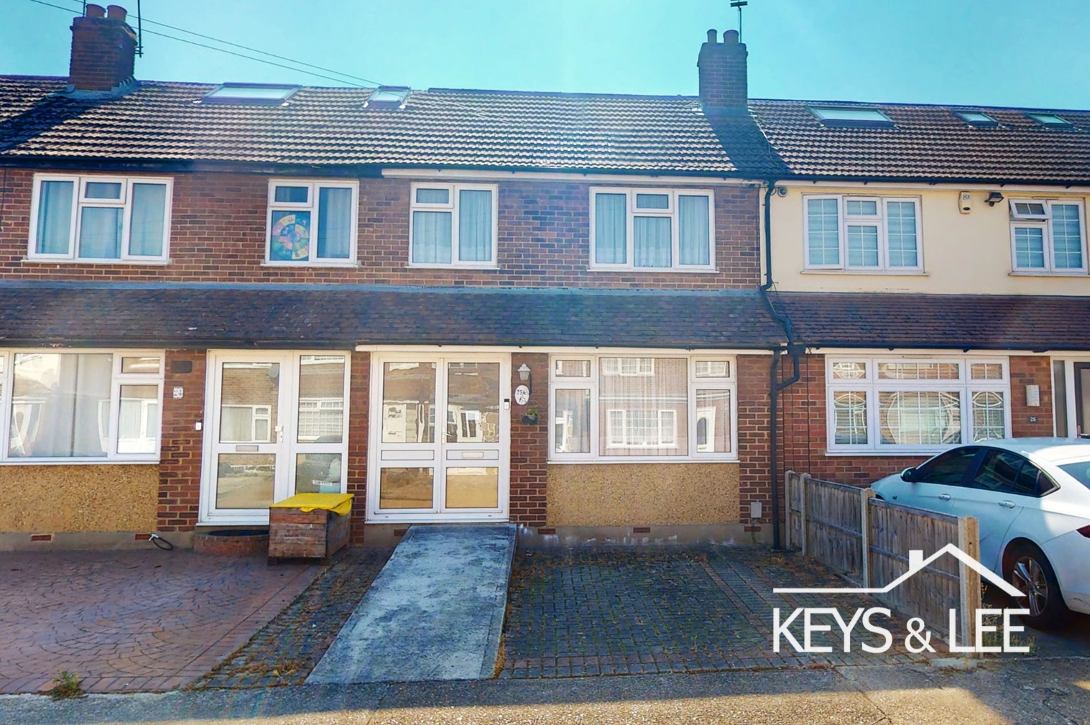 A refurbished and extended 3 bedroom house with 2 reception rooms, 2 toilets and a huge garage. property first image