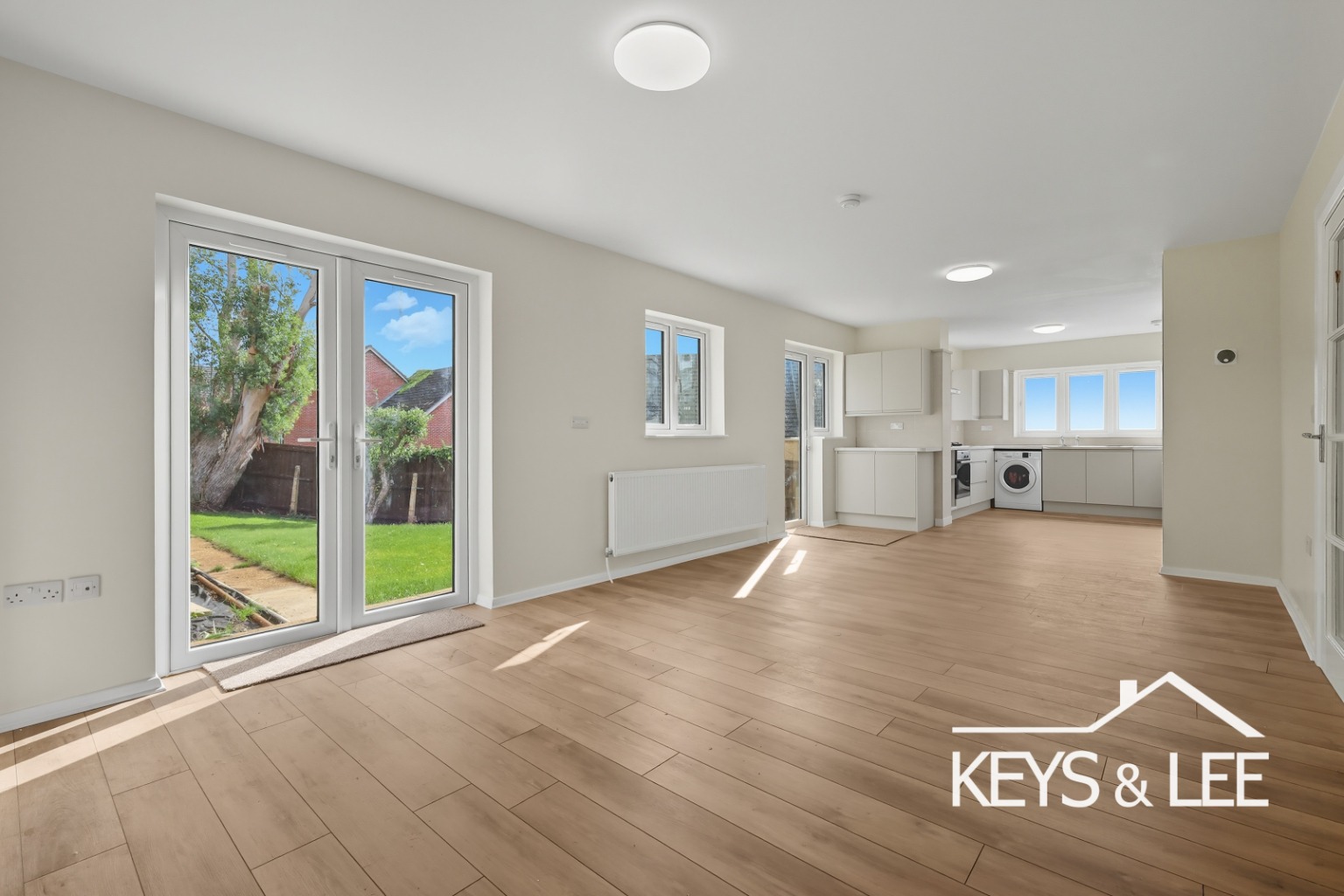 Recently refurbished 3 bed chalet style home with stunning open plan kitchen and wrap around garden. property first image