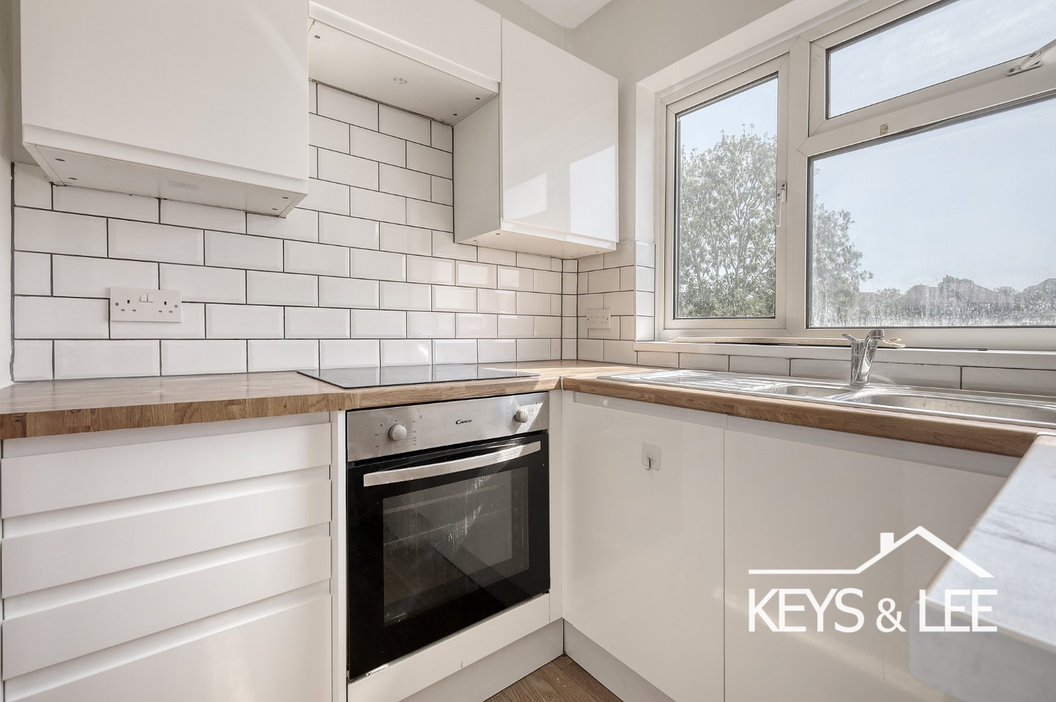A refurbished 2 double bedroom first floor flat near to Lawns Park with a private rear garden. property first image