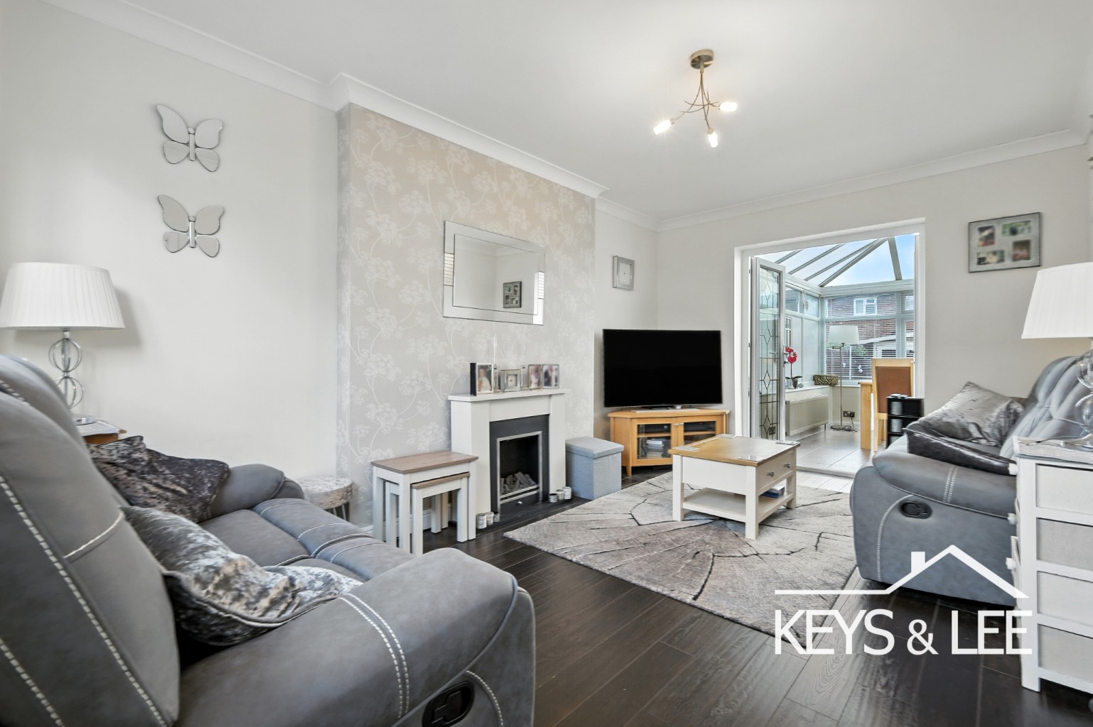 A 2 bed home near to sought after schools, with a conservatory, that's ready to move straight into. property first image