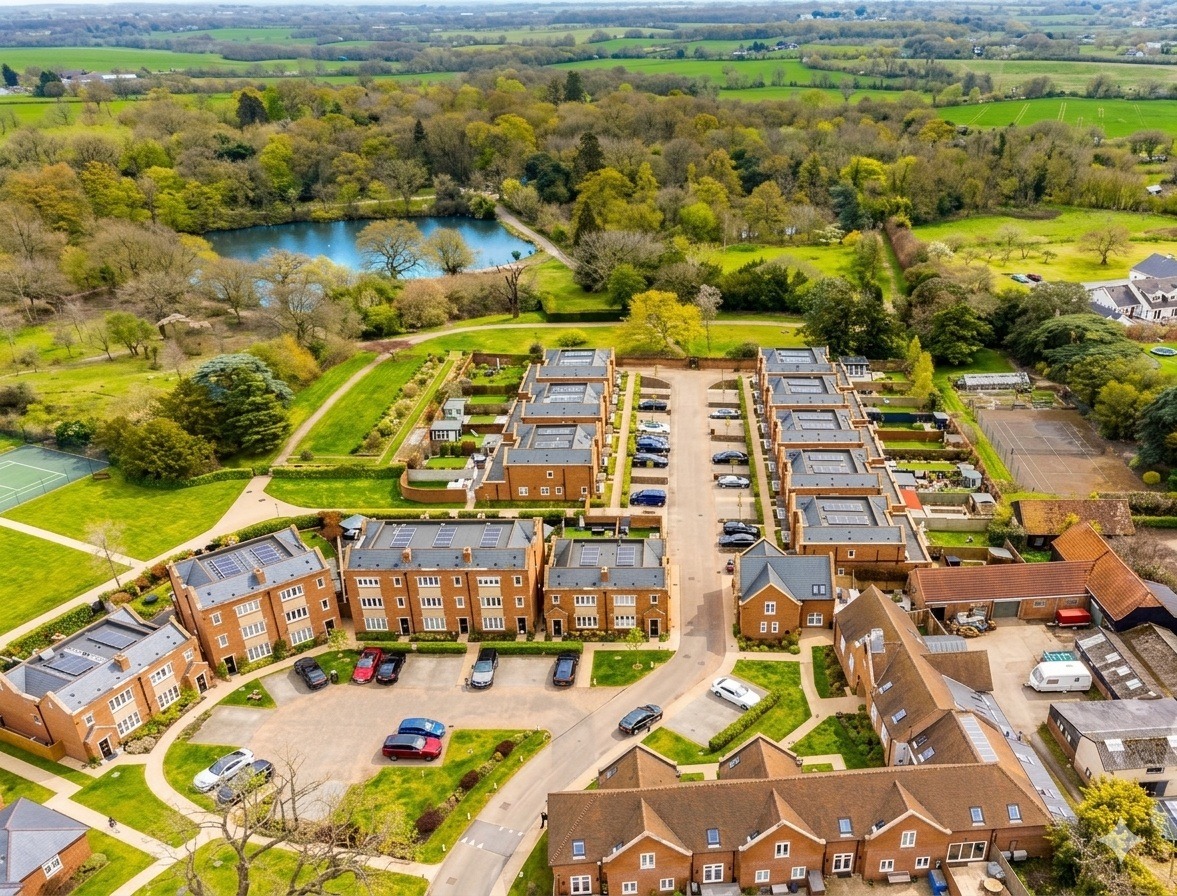 BEAUTIFUL PRIVATE COUNTRY ESTATE SURROUNDED BY NATIONAL TRUST WOODLAND