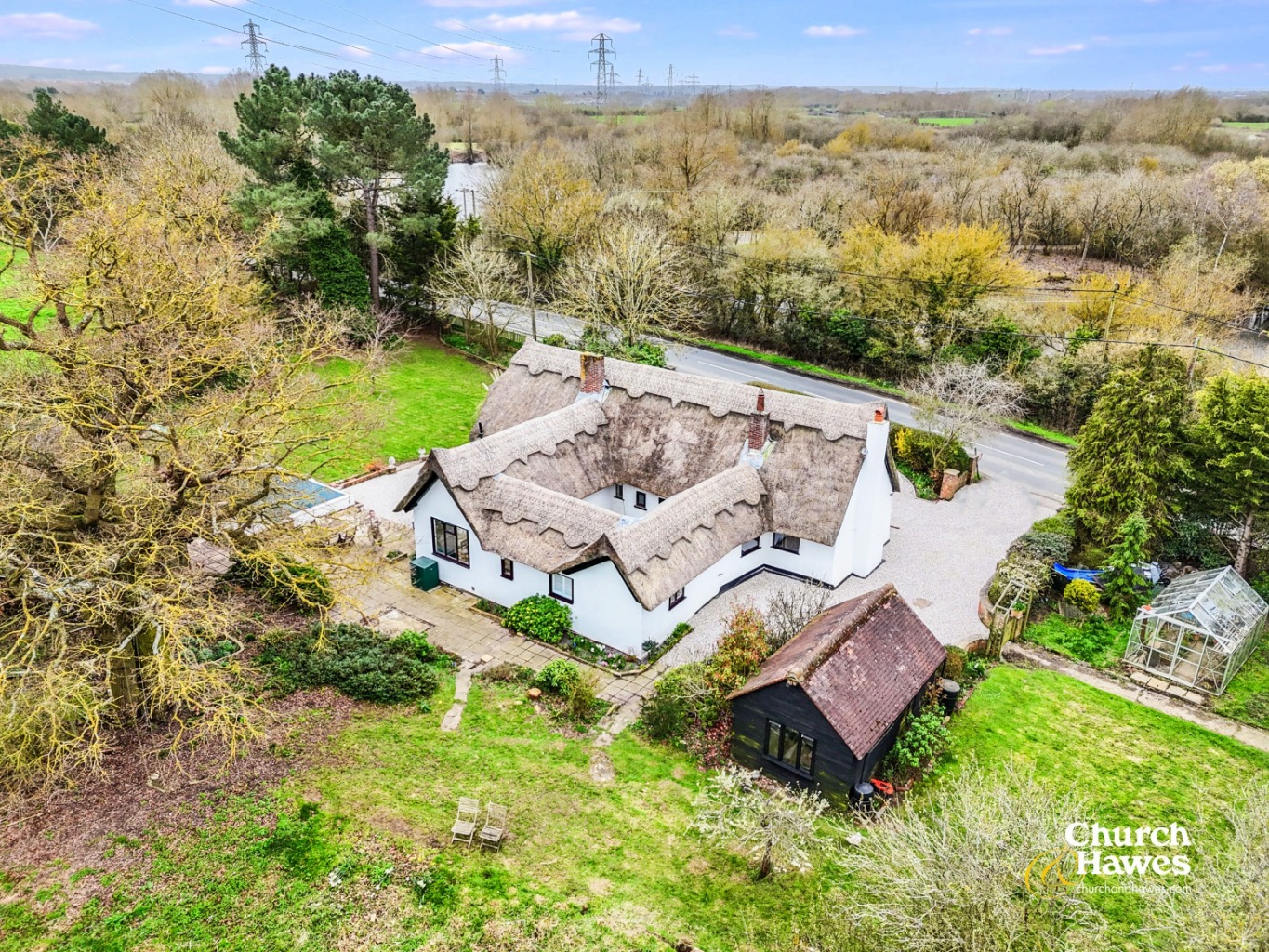 Stunning Thatched Cottage, With Half Acre Plot & Countryside Views