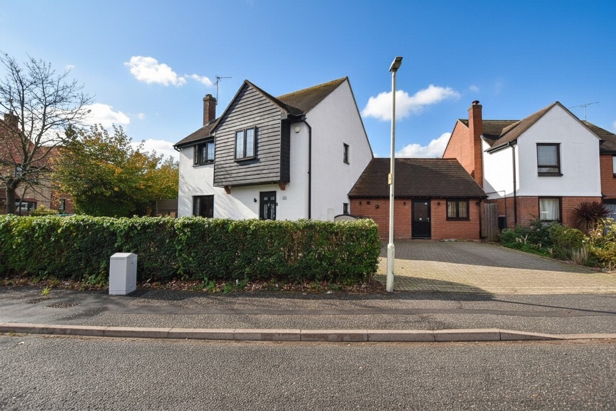 Impressive four-bedroom detached house situated on a corner plot.
