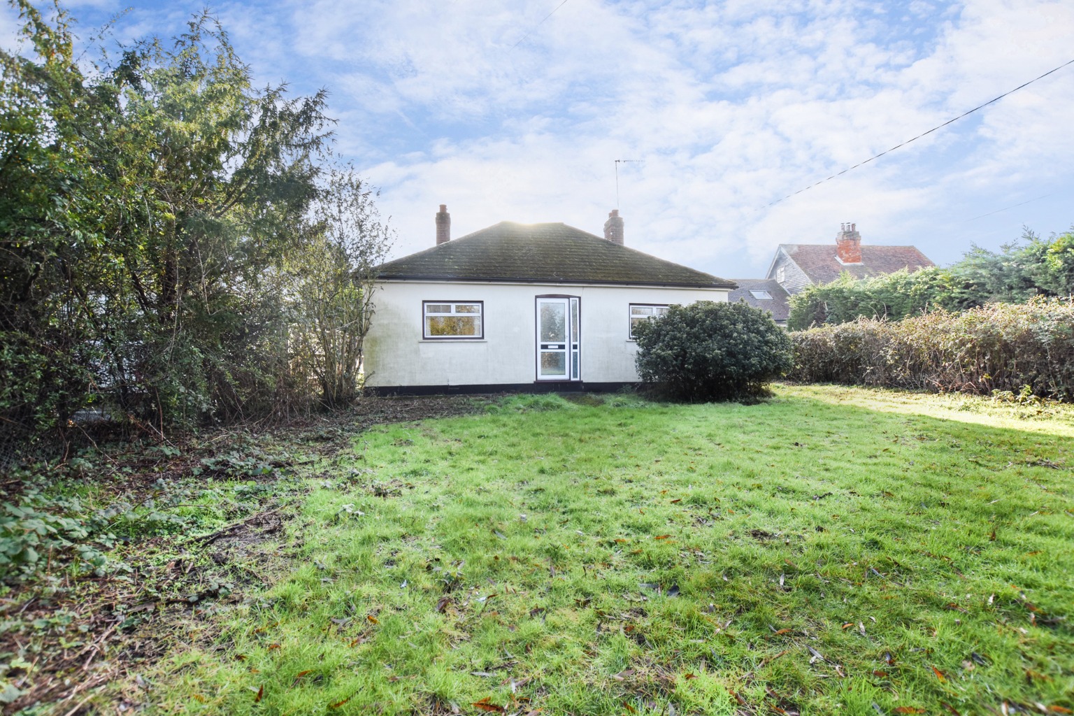 Offered for sale by informal tender TWO BEDROOM DETACHED BUNGALOW SET ON A PLOT MEASURING 135FT X 50