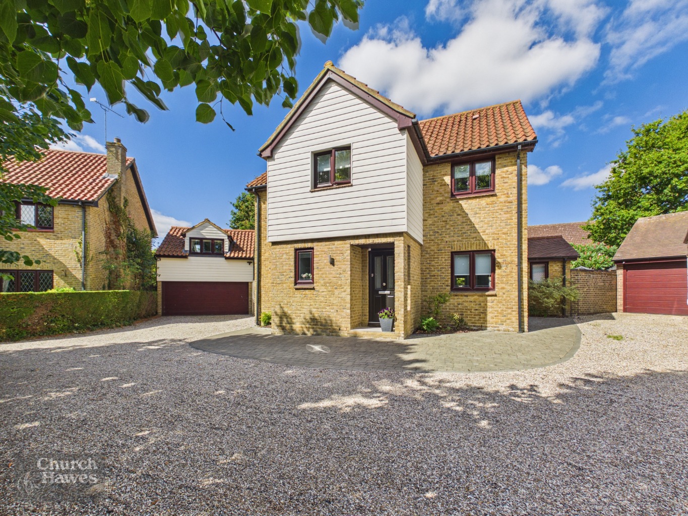 This significantly extended and beautifully modernised five bedroom detached family home.