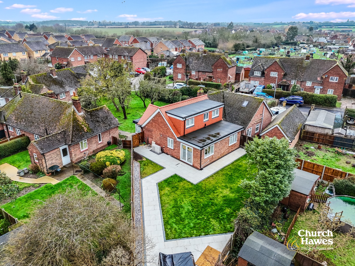Fully renovated three bedroom semi-detached chalet style property