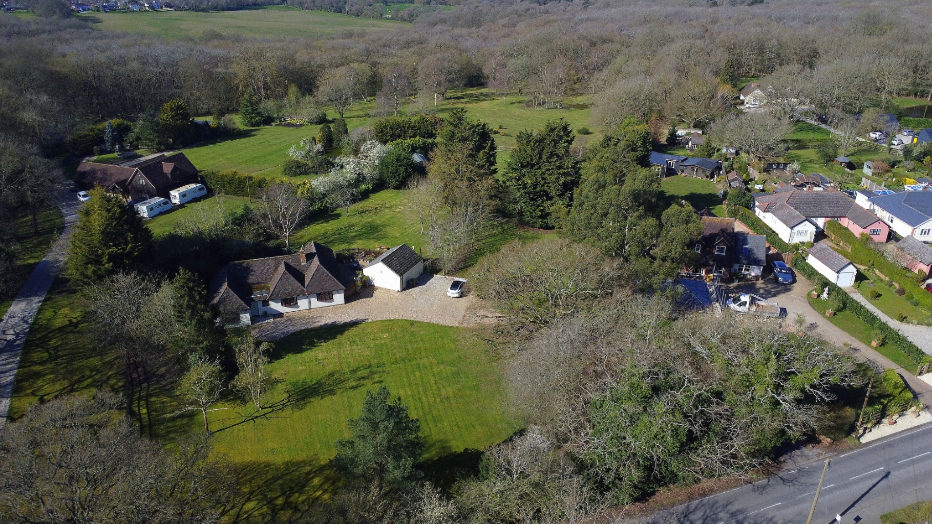 Building Plot With Planning Permission, Set on Over Half an Acre