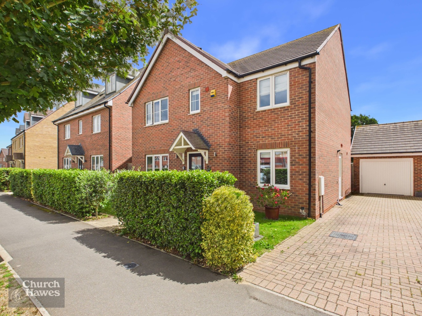 uilt in 2018, this impressive five-bedroom detached family home