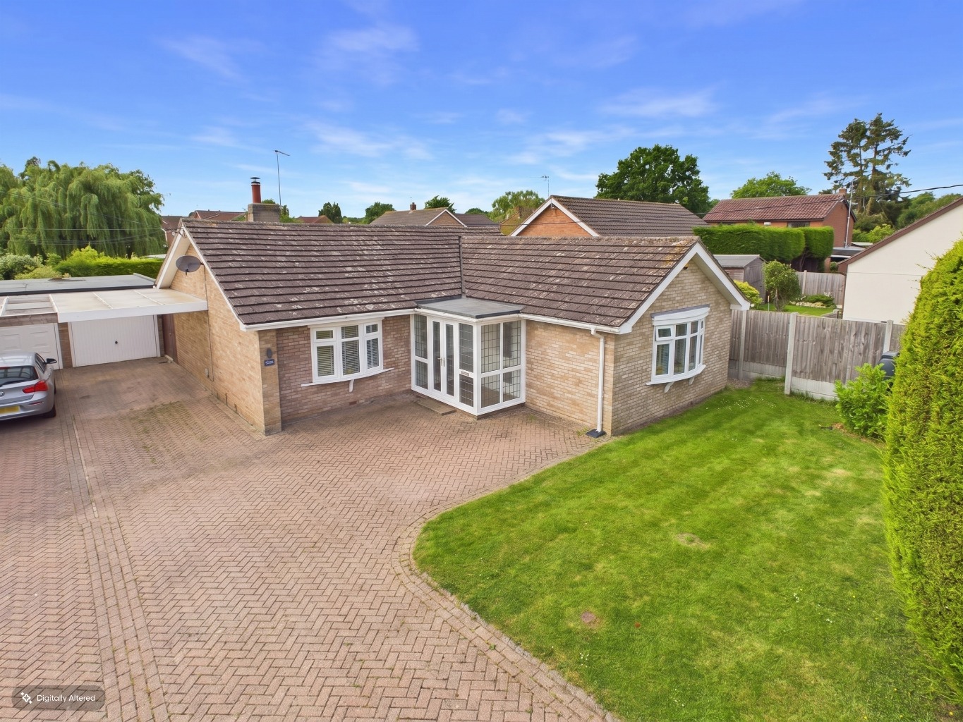 **GUIDE PRICE £625,000 - £650,000**  well presented detached bungalow within sought after village