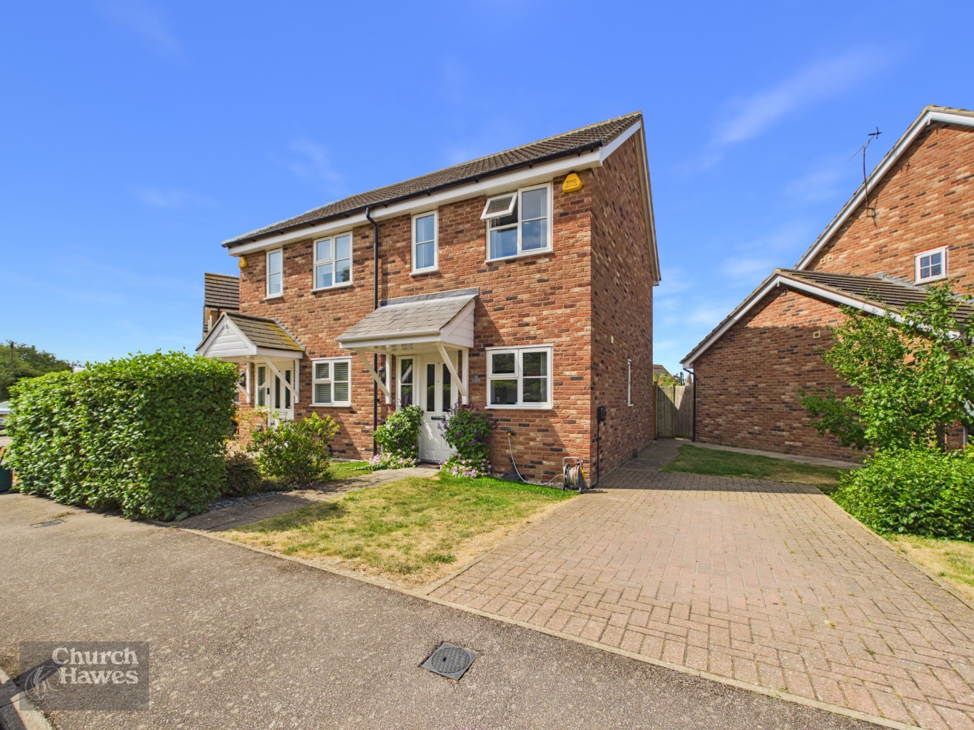 WELL PRESENTED MODERN TWO BEDROOM SEMI-DETACHED house on Benham Close constructed circa 2017