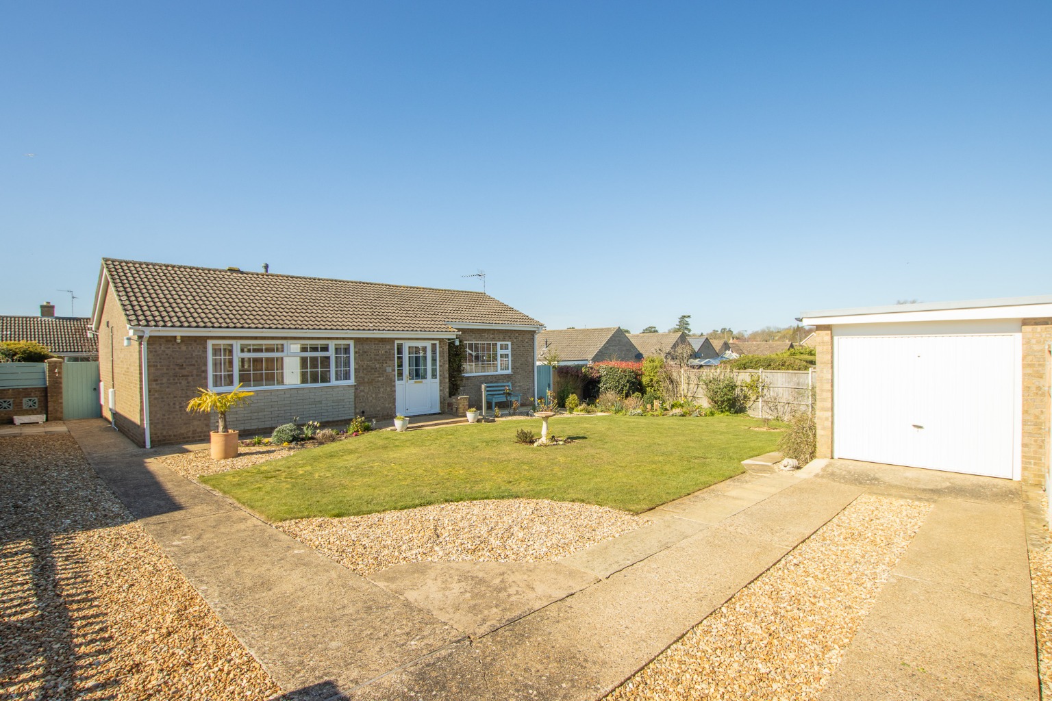 A Spacious & Beautifully Presented Two-Bedroom Detached Bungalow with Garage