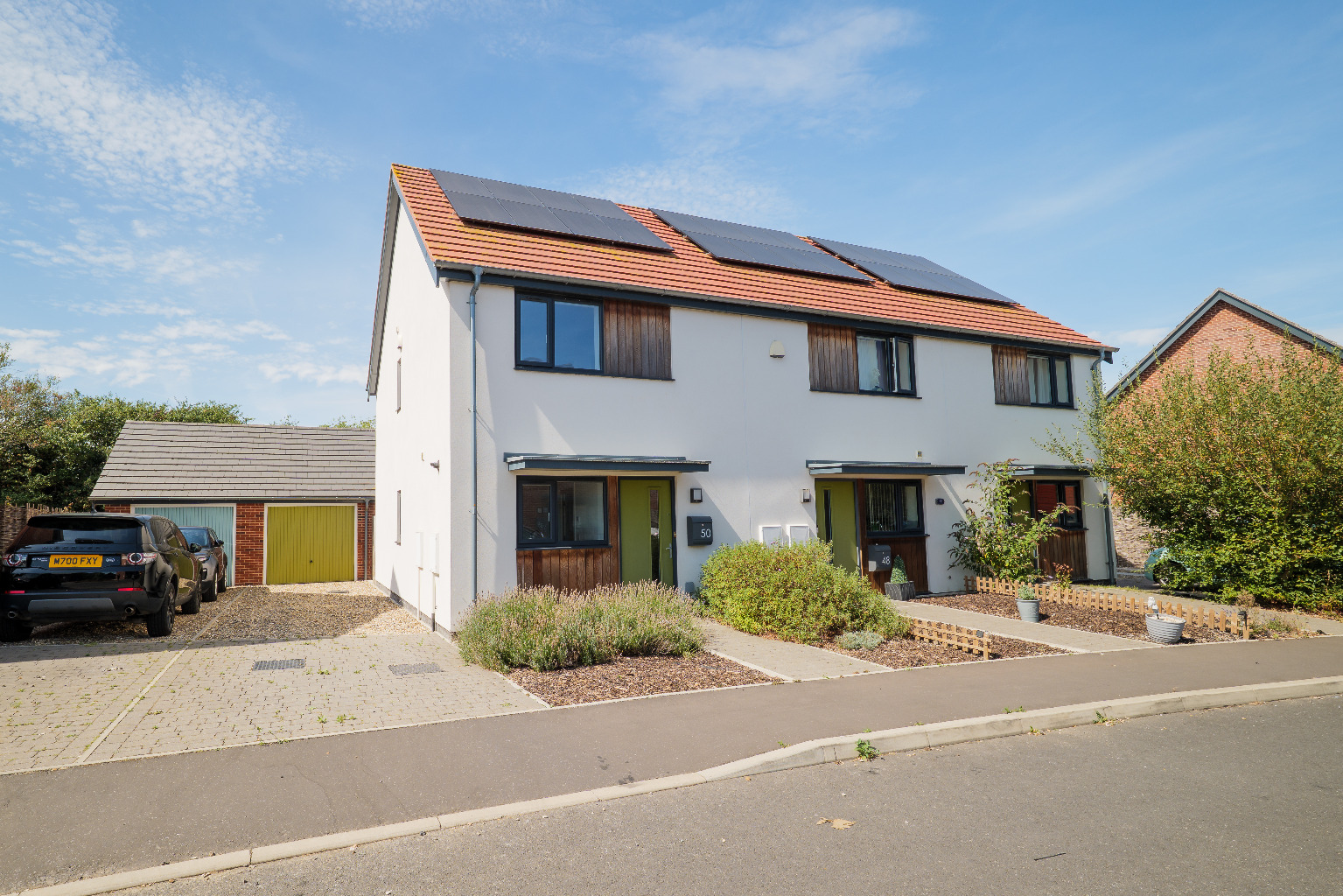 Modern two-bedroom end-of-terraced home