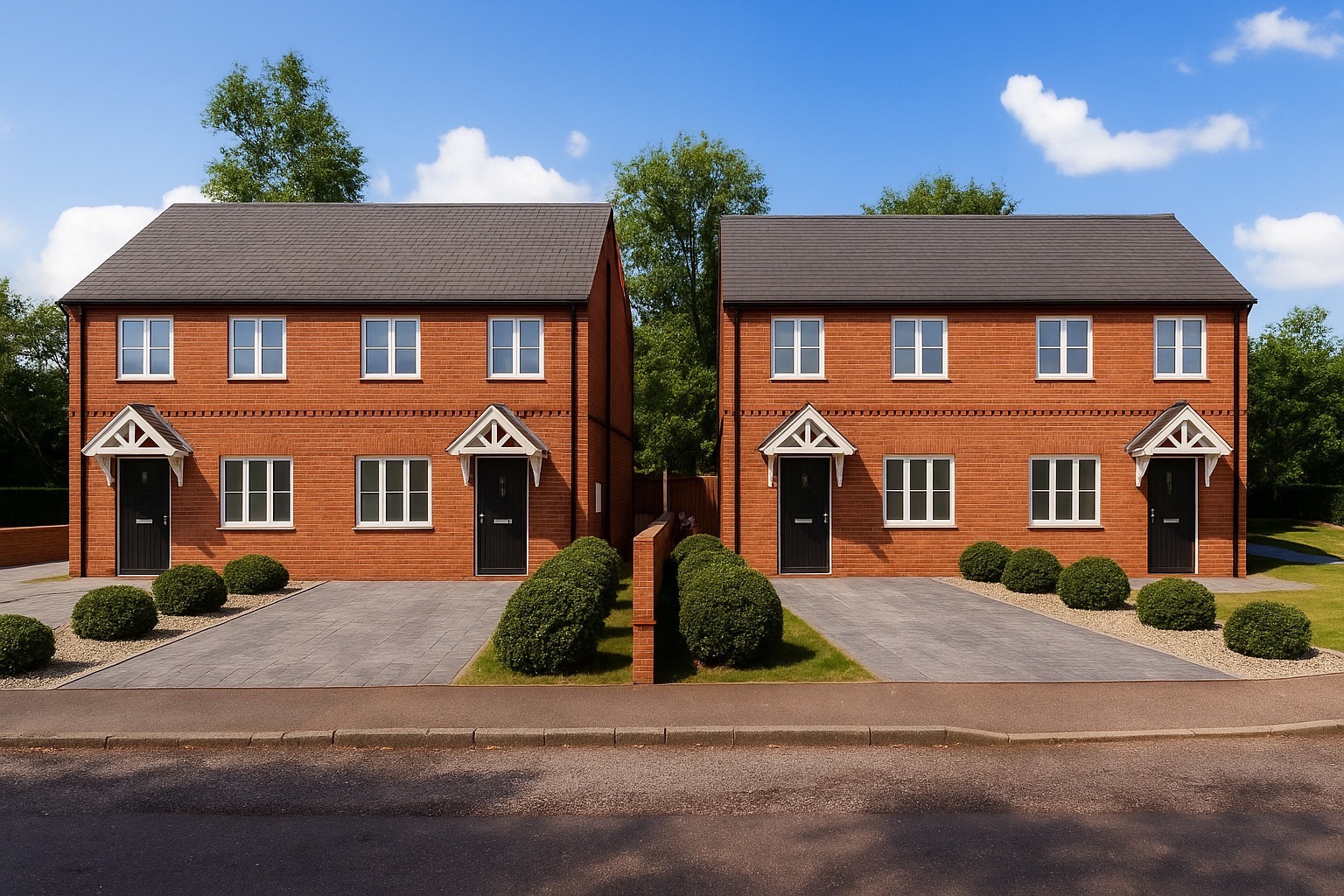 Brand-new homes with high-spec finishes, solar panels & EV chargers