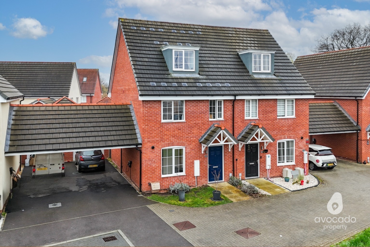 Three bed semi, garage, carport and an epic high grade finish