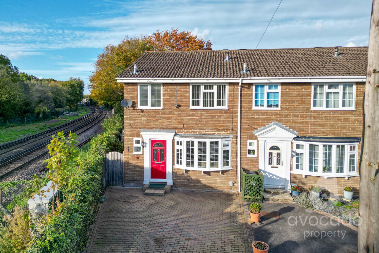 A three bedroom end terrace home in sought-after Frimley Green with NO ONWARD CHAIN