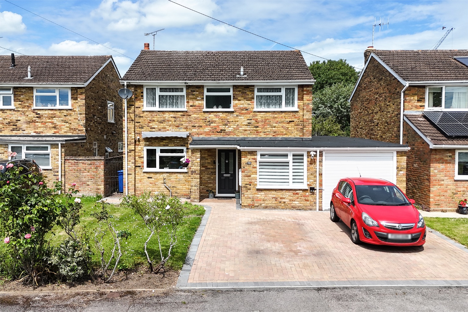 An extended four bedroom detached home in a quiet cul-de-sac in the middle of Cox Green