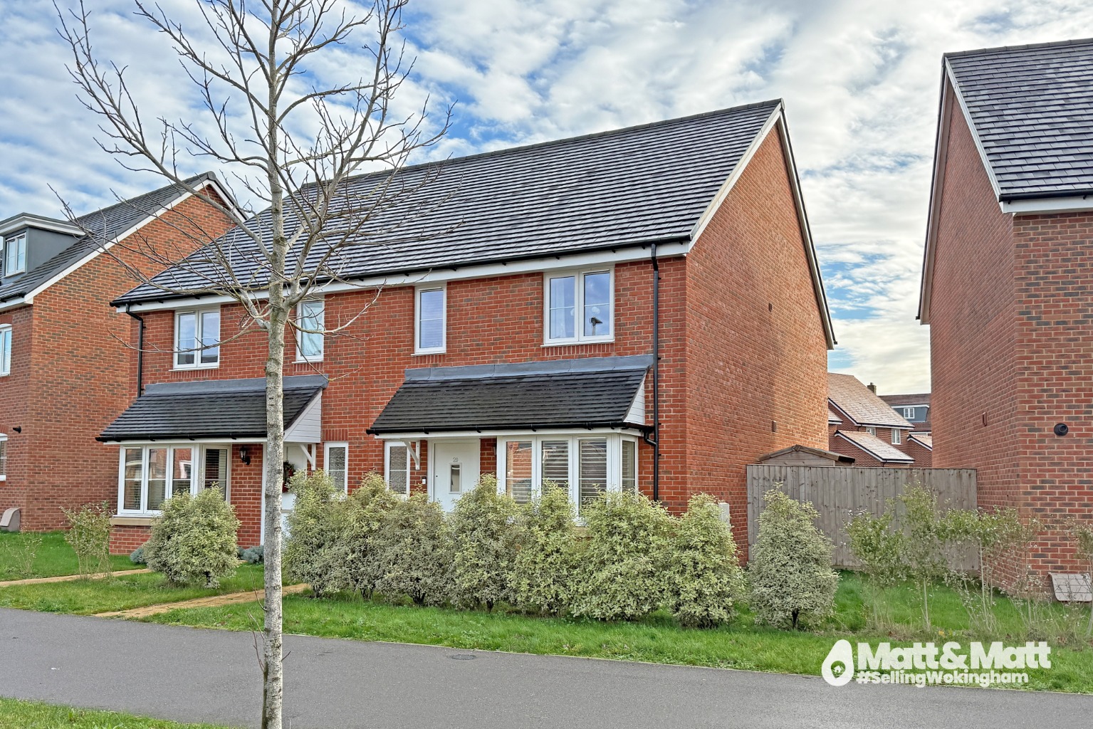 Three bedroom semi-detached home on Dalley Road, Wokingham.