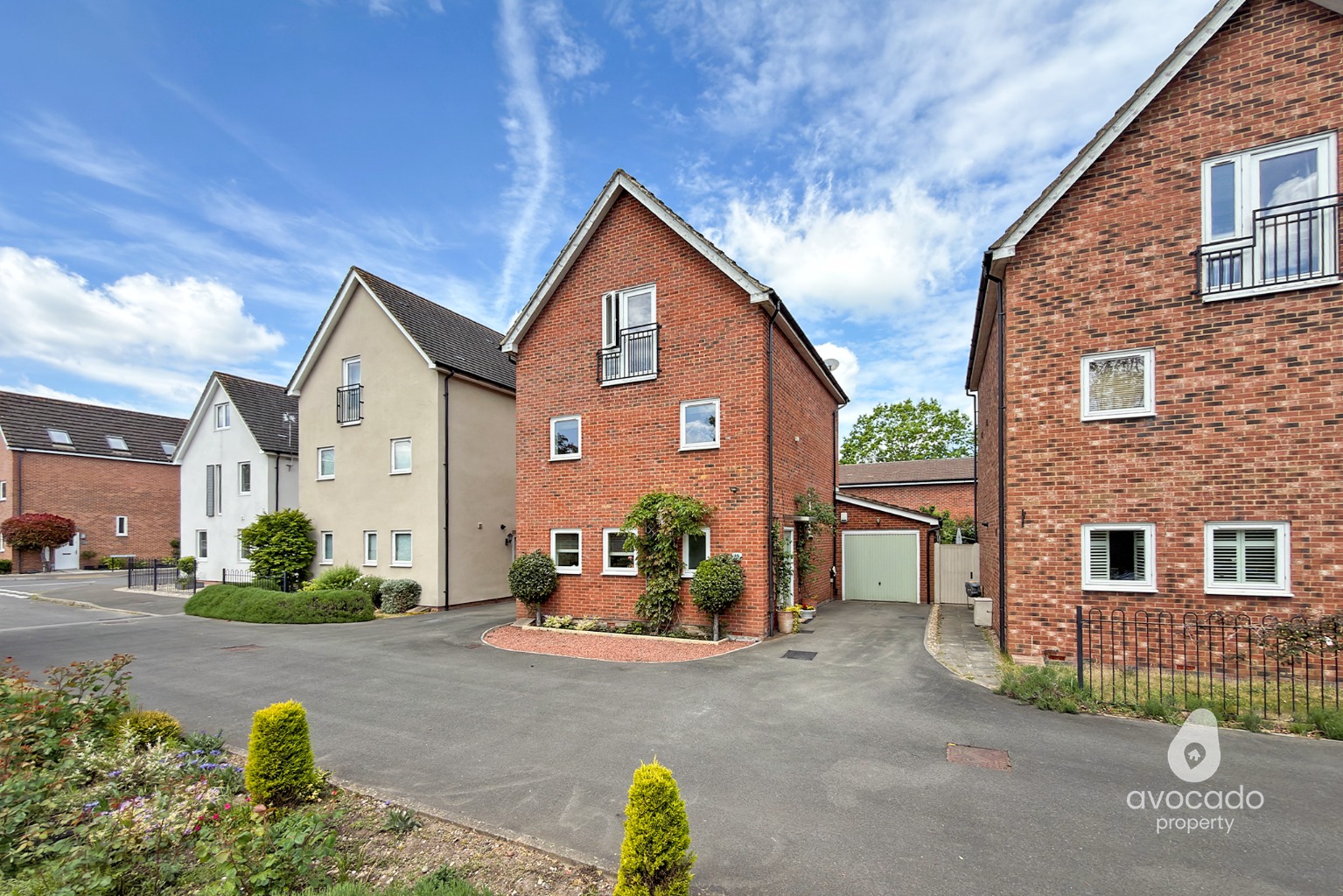 Peaceful five-bed home with extension, private garden, garage and green outlook in The Parks