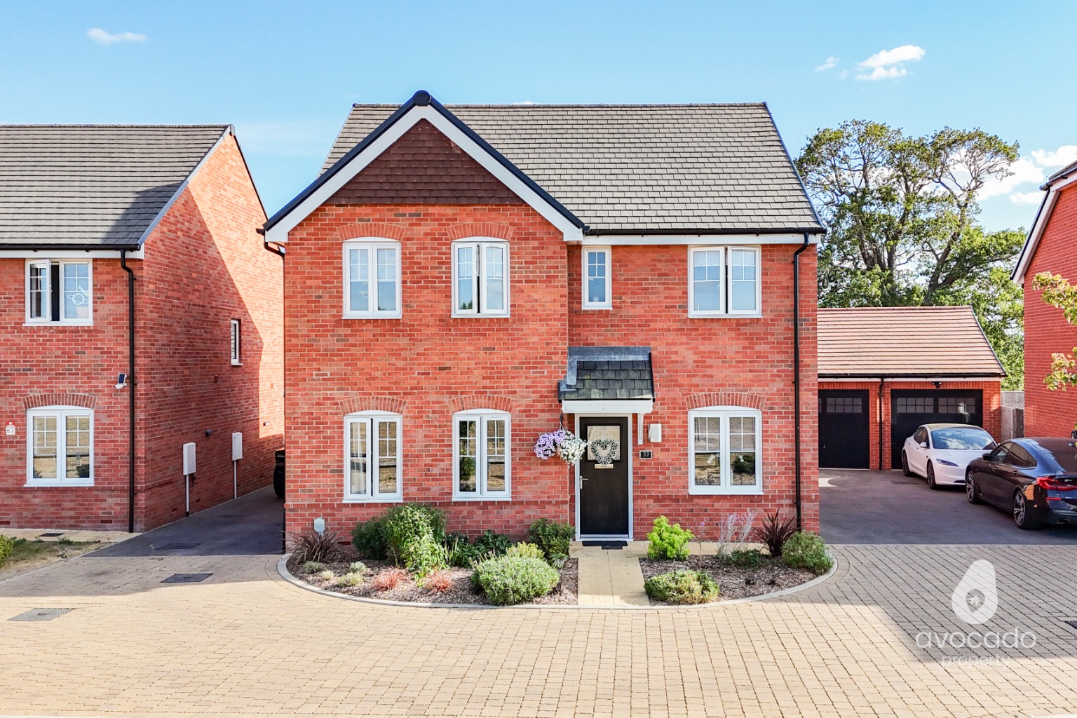 A show-stopping family home with a cricket pitch view!