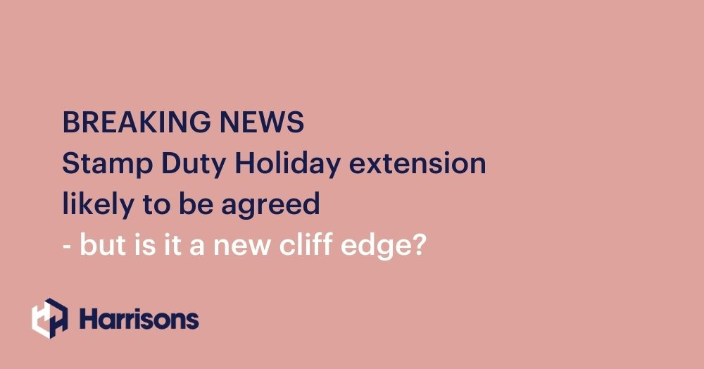 Stamp Duty Holiday extension agreed - but is it a new cliff edge?