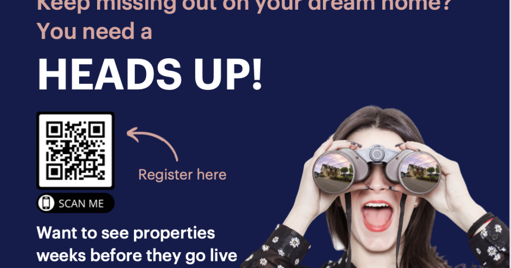 Register for Heads Up! Property Alerts