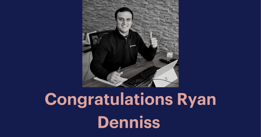 Ryan Denniss celebrates five years with Harrisons