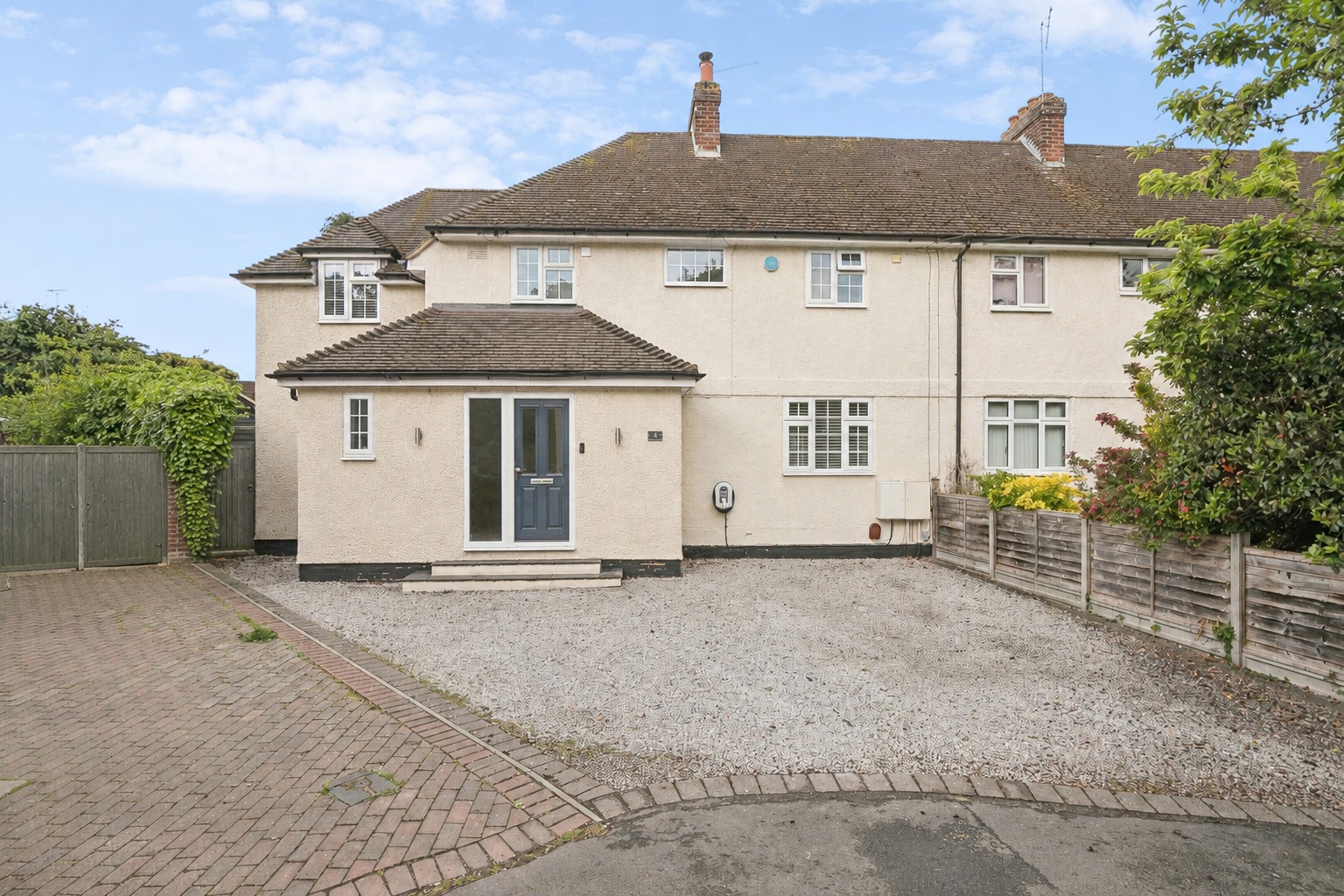 Extended Four-Bedroom Family Home in Welwyn Village with Generous Driveway & Versatile Outbuilding