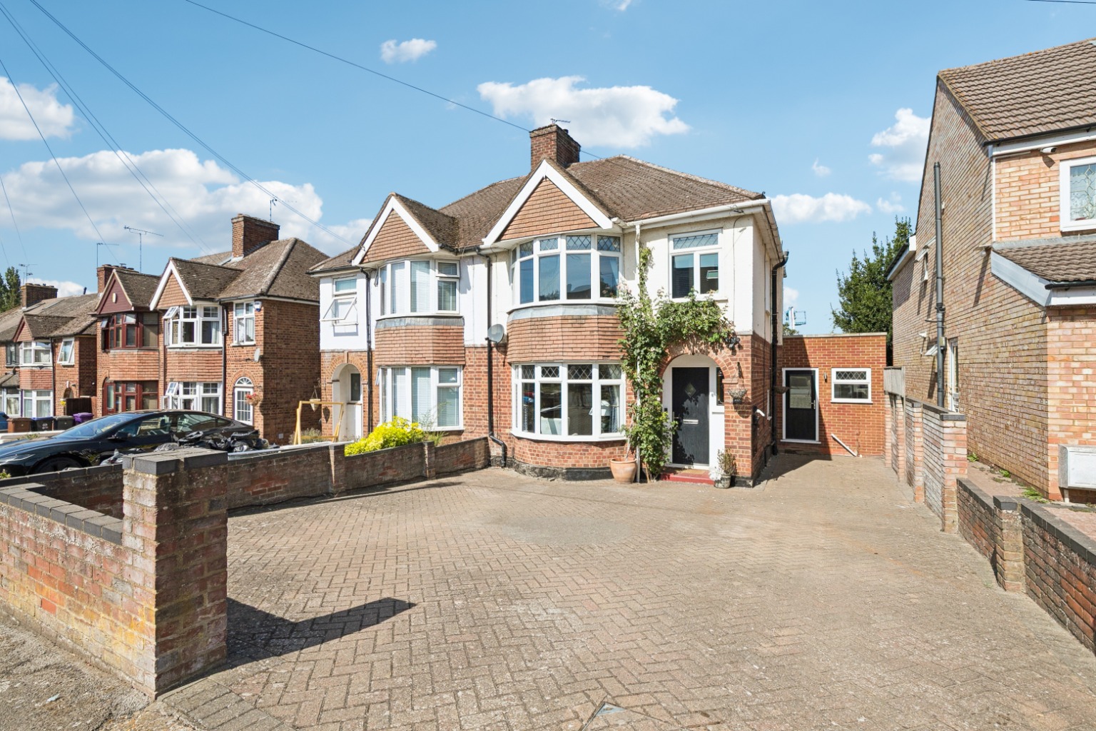 Extended 1930s Family Home in Hitchin with West-Facing Garden