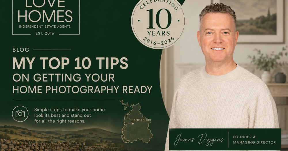 James's Top Ten Tips: Staging Your Lancashire Home for Standout Photography