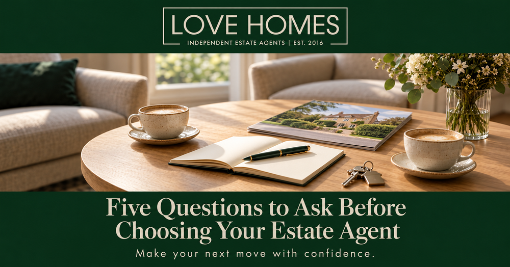 Five Questions to Ask Before Choosing Your Estate Agent