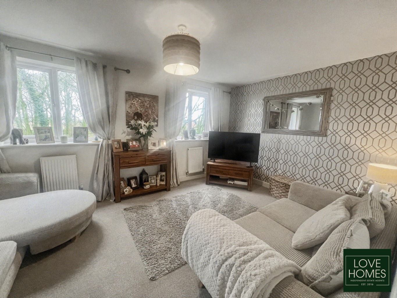 Immaculate 4 Bed End Mews House in Pilling with Woodland Views to the rear. Property image 2