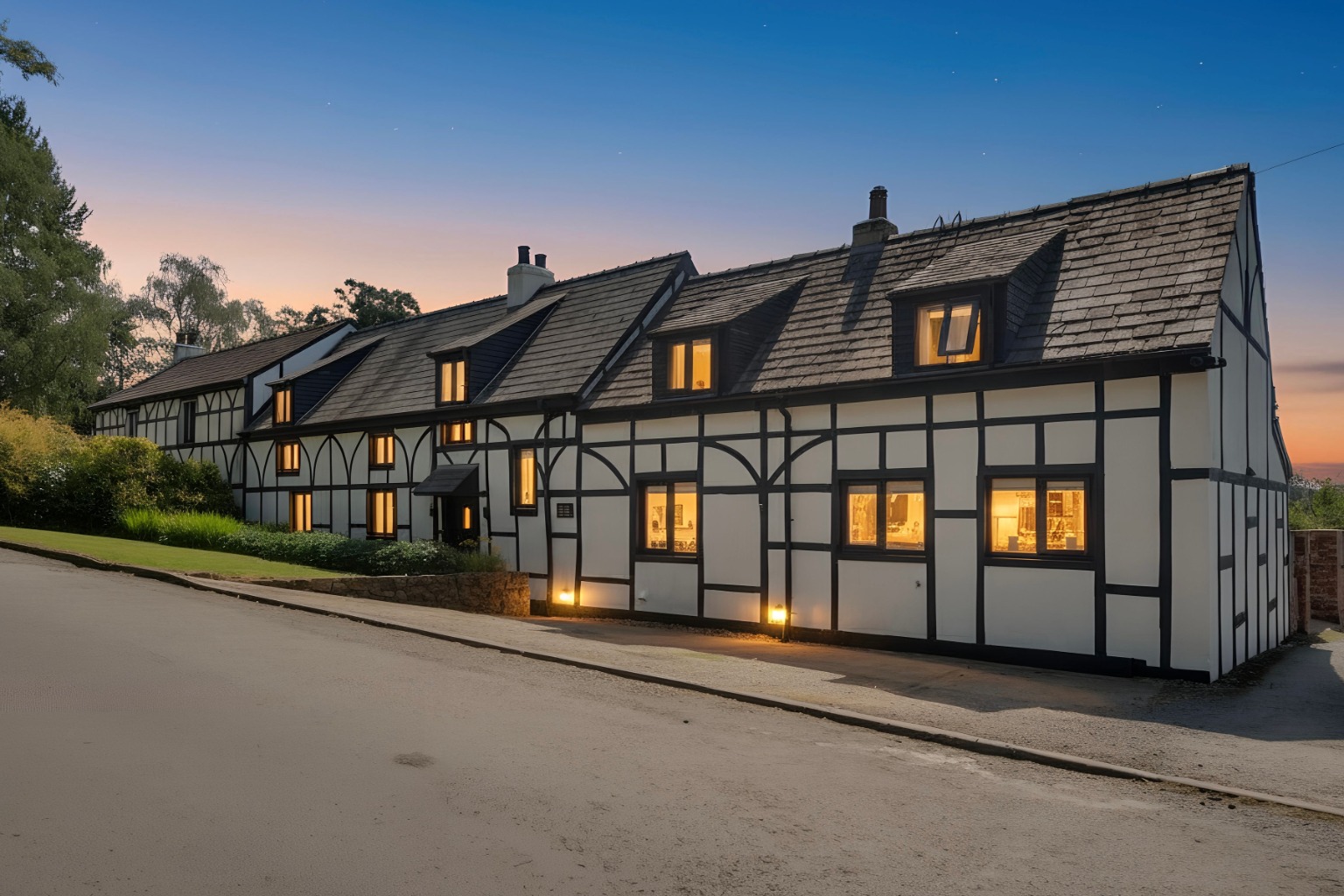Exceptional Five-Bedroom Tudor-Style Family Home with Stunning Countryside Views Property image 2